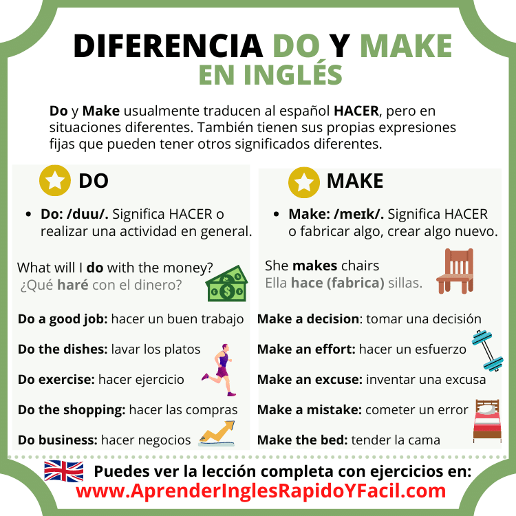 diferencia entre do y make