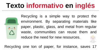 Texto informativo en inglés